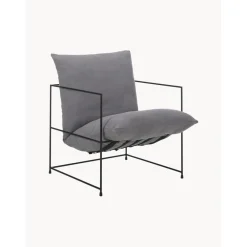 Poltrona Imbottita Con Struttura In Metallo Wayne*Westwing Collection Hot