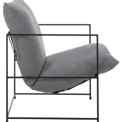 Poltrona Imbottita Con Struttura In Metallo Wayne*Westwing Collection Hot