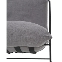 Poltrona Imbottita Con Struttura In Metallo Wayne*Westwing Collection Hot