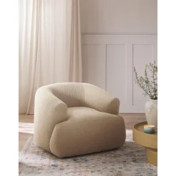 Poltrona In Boucle Sofia*Westwing Collection New