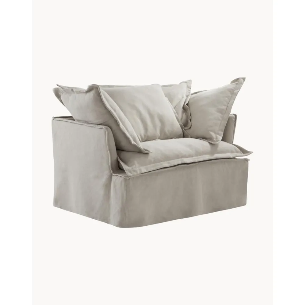 Poltrona In Lino Gardanne*Jotex Fashion