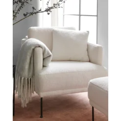 Poltrona In Peluche Fluente*Westwing Collection Clearance