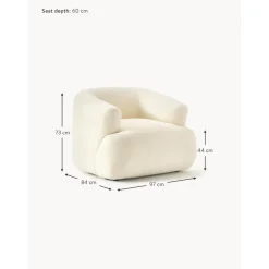 Poltrona In Teddy Sofia*ICONS by Westwing Collection Sale