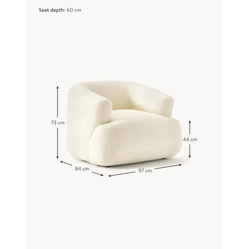 Poltrona In Teddy Sofia*ICONS by Westwing Collection Sale