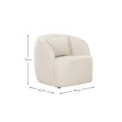 Poltrona In Tessuto Boucle Elodie*Westwing Collection Sale