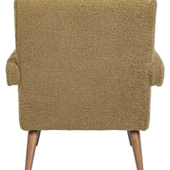 Poltrona In Tessuto Teddy Giallo Senape Berna*Bizzotto Sale