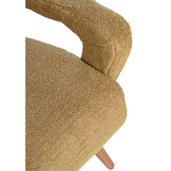 Poltrona In Tessuto Teddy Giallo Senape Berna*Bizzotto Sale