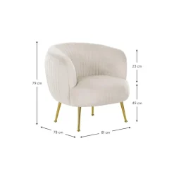 Poltrona In Velluto Cara*Westwing Collection New