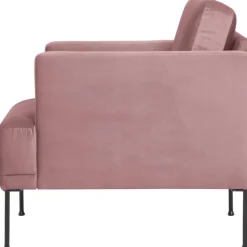 Poltrona In Velluto Con Gambe In Metallo Fluente*Westwing Collection Hot