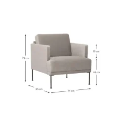 Poltrona In Velluto Fluente*Westwing Collection Online