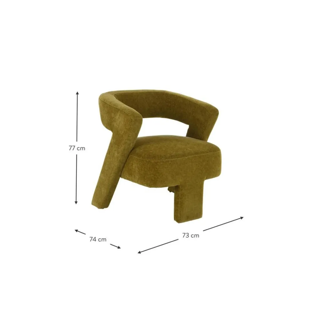 Poltrona In Velluto Jagger*Ellos Home Outlet