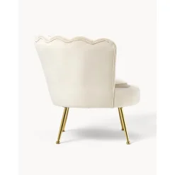 Poltrona In Velluto Oyster*Westwing Collection Best