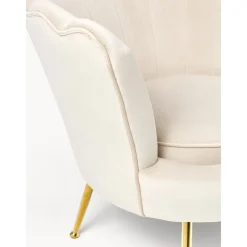 Poltrona In Velluto Oyster*Westwing Collection Best