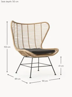 Poltrona Intrecciata Costa