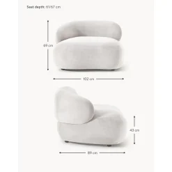 Poltrona Lounge Dalla Forma Curva Alba*Westwing Collection Hot