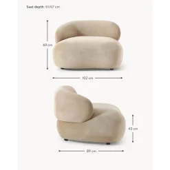 Poltrona Lounge Dalla Forma Curva Alba*Westwing Collection Best