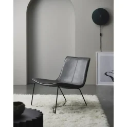 Poltrona Lounge In Similpelle Barrel*Ellos Home Sale