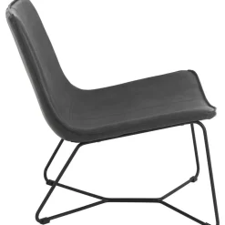 Poltrona Lounge In Similpelle Barrel*Ellos Home Sale