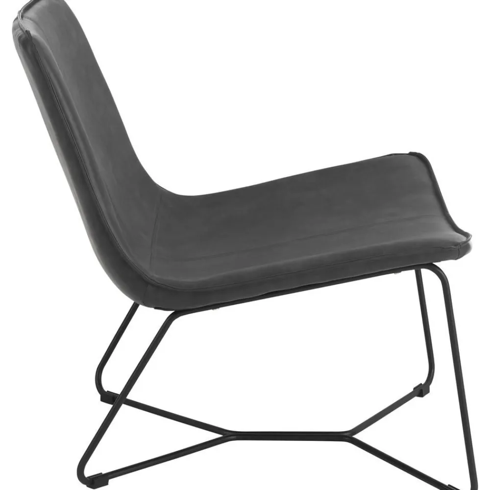 Poltrona Lounge In Similpelle Barrel*Ellos Home Sale