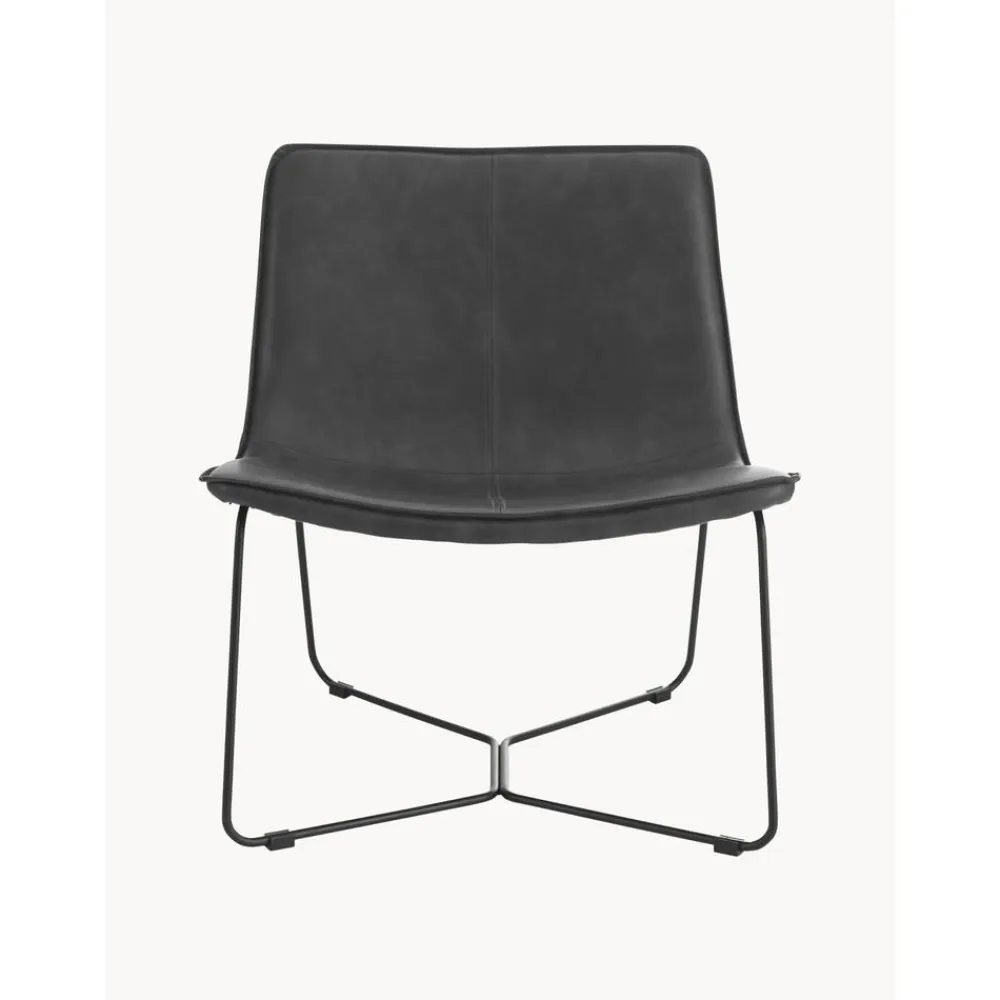 Poltrona Lounge In Similpelle Barrel*Ellos Home Sale