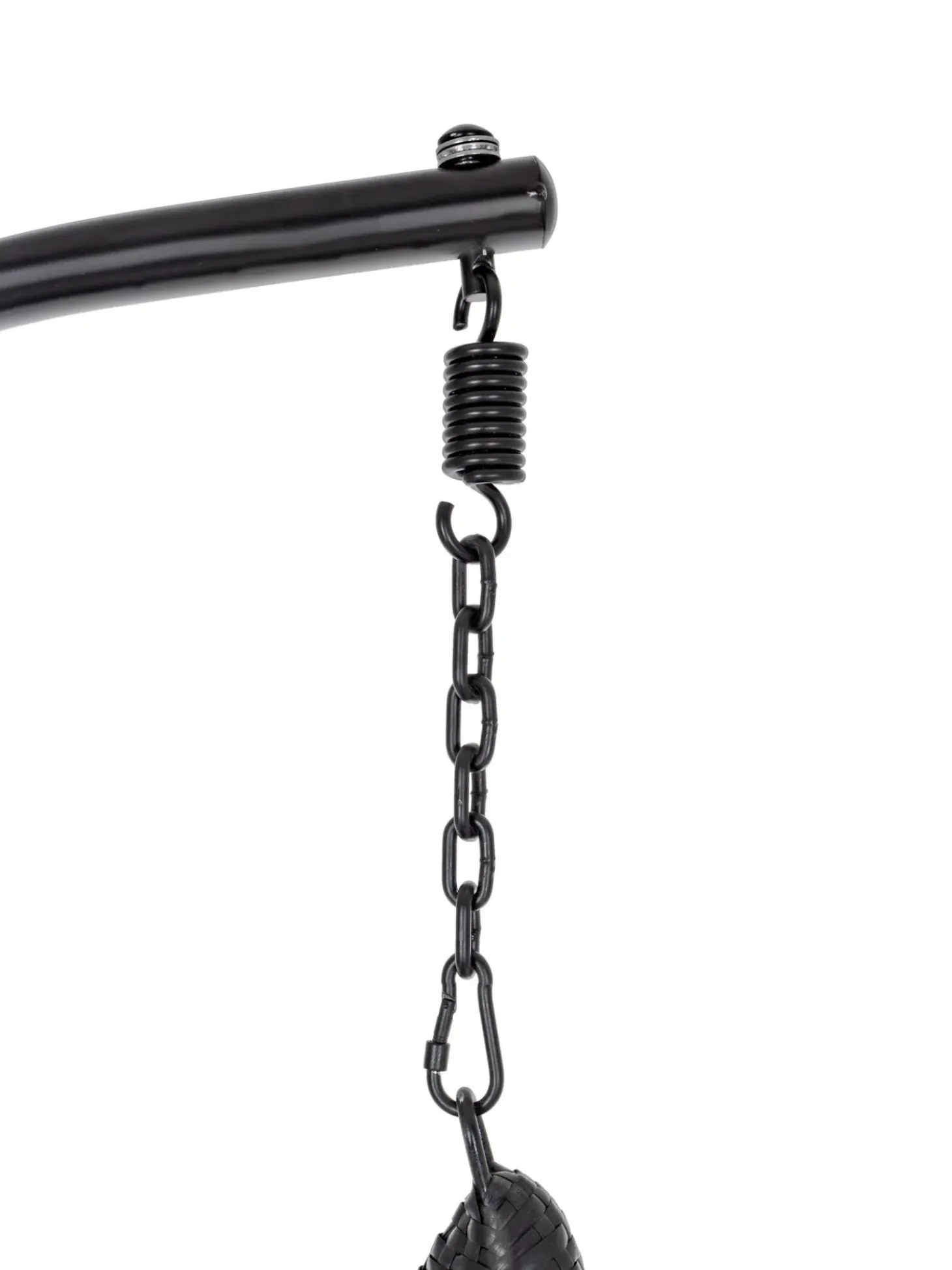 Poltrona Sospesa Color Nero Con Cuscini Torres