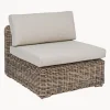 Poltroncina Con Cuscini Color Marrone Chiaro/Beige Coraline