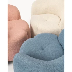 Poltroncina In Boucle Fleur*Westwing Collection New