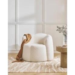 Poltroncina In Boucle Fleur*Westwing Collection Sale