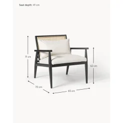 Poltroncina In Legno Massello Di Betulla Manuel*Westwing Collection Discount