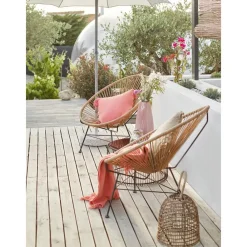 Poltroncina In Materiale Sintetico Intrecciato Bahia*Westwing Collection New