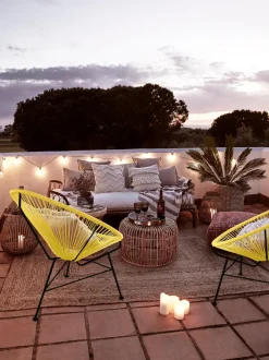 Poltroncina In Materiale Sintetico Intrecciato Bahia