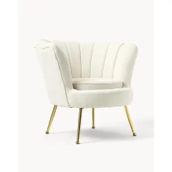 Poltroncina In Tessuto Boucle Oyster*Westwing Collection Outlet