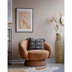 Poltroncina In Tessuto Boucle Ted*Bloomingville Outlet