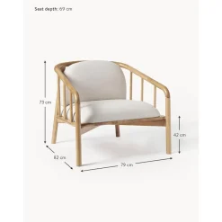 Poltroncina Inlegno Di Quercia Balin*Westwing Collection Discount