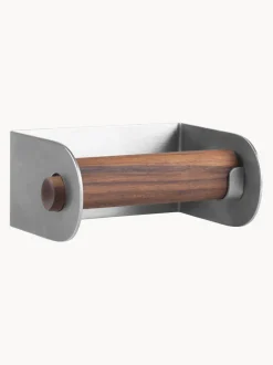 Porta Carta Igienica In Legno Di Noce Dowel