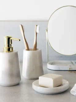 Porta Spazzolini In Marmo Lux