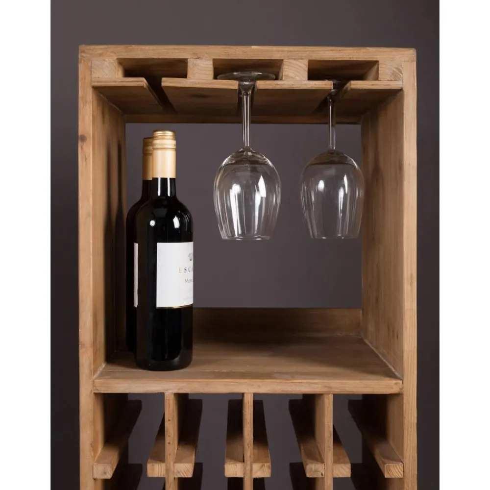 Portabottiglie In Rovere Per 28 Bottiglie Claude*Dutchbone Discount