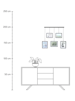 Portafoto Multiplo Da Parete Exhibit