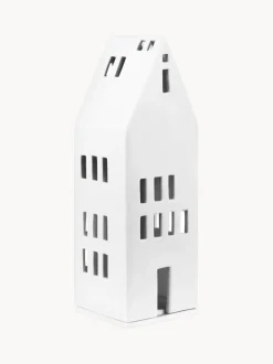 Portalumino Alto In Porcellana Living