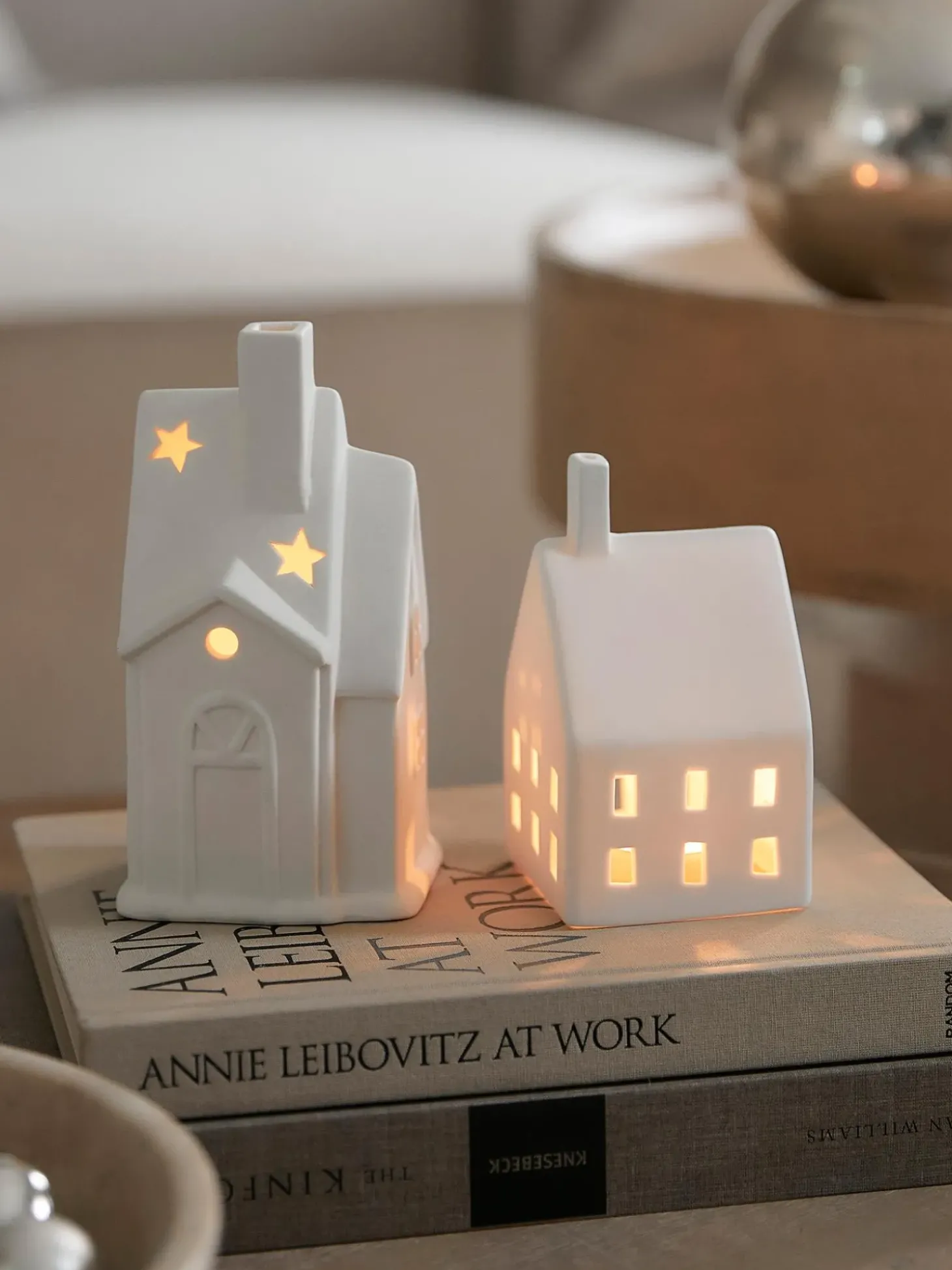 Portalumino In Porcellana Living