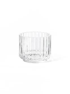 Portalumino In Vetro Soffiato Con Superficie Scanalata Lyngby