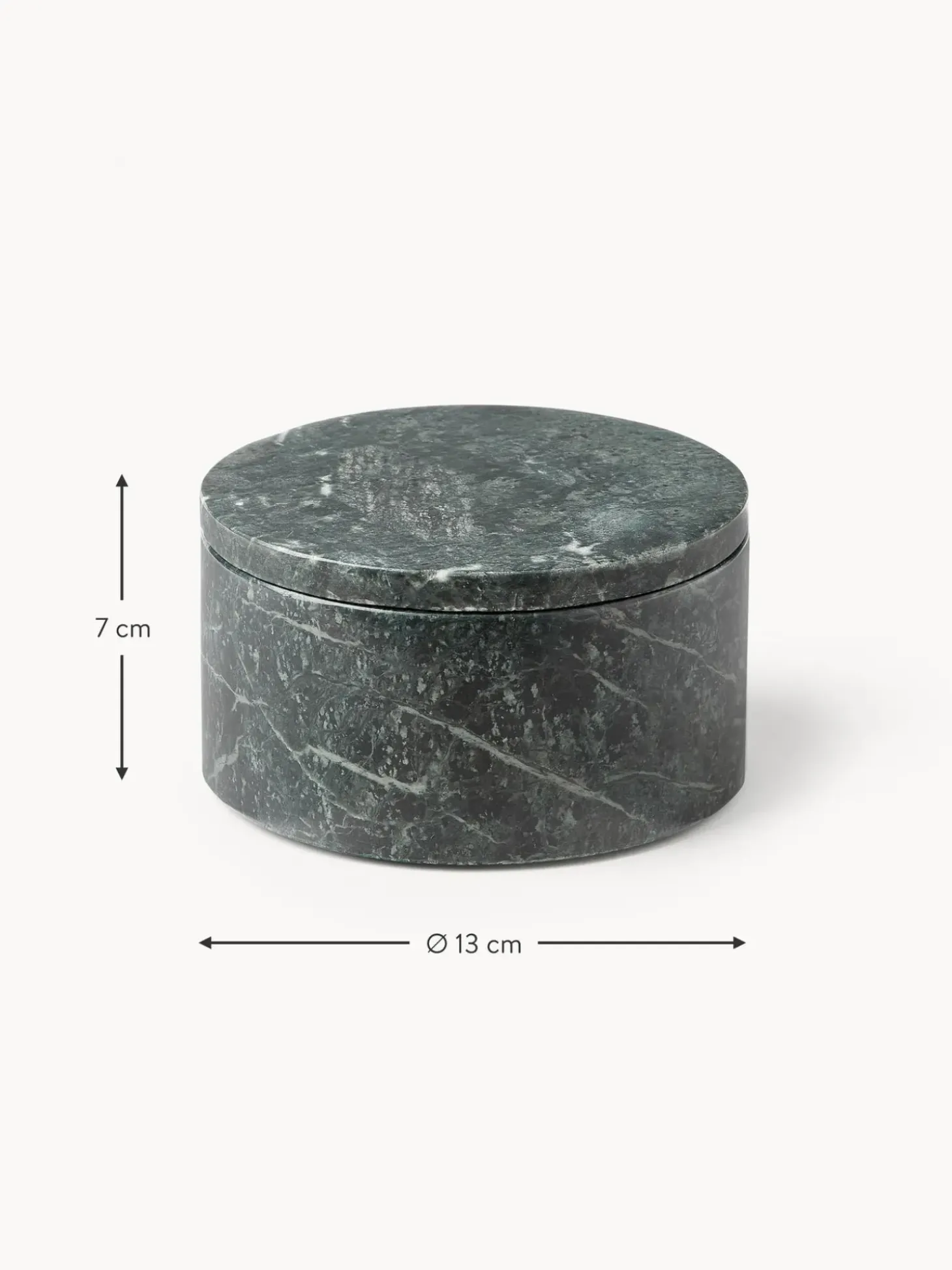 Portaoggetti In Marmo Con Coperchio Venice