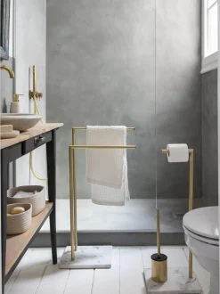 Portarotolo Carta Igienica Con Scopino Albany