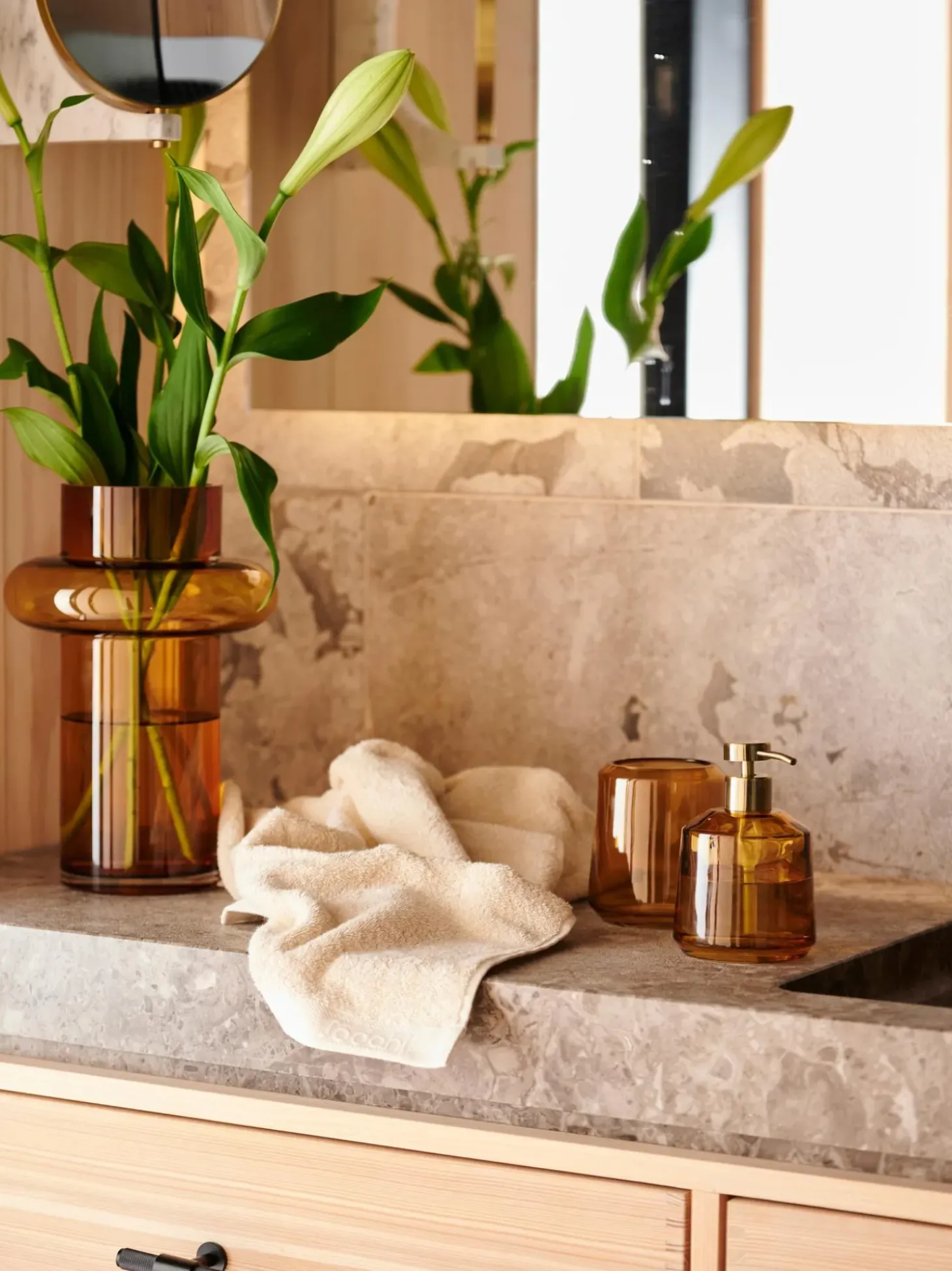 Portaspazzolino In Vetro Vintage