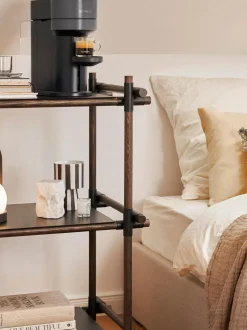 Portavaso A Strisce In Ceramica Fatto A Mano Toppu