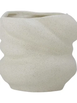 Portavaso In Gres Dalla Forma Organica Orana