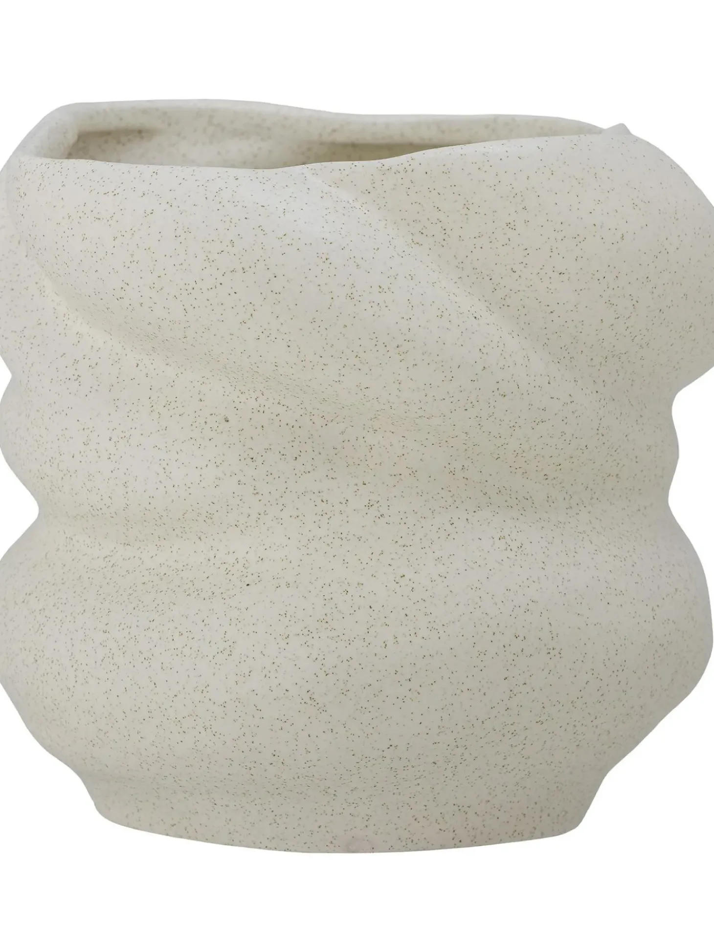 Portavaso In Gres Dalla Forma Organica Orana