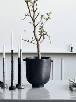 Portavaso In Metallo Foem