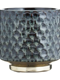 Portavaso Piccolo In Gres Fatto A Mano Dela