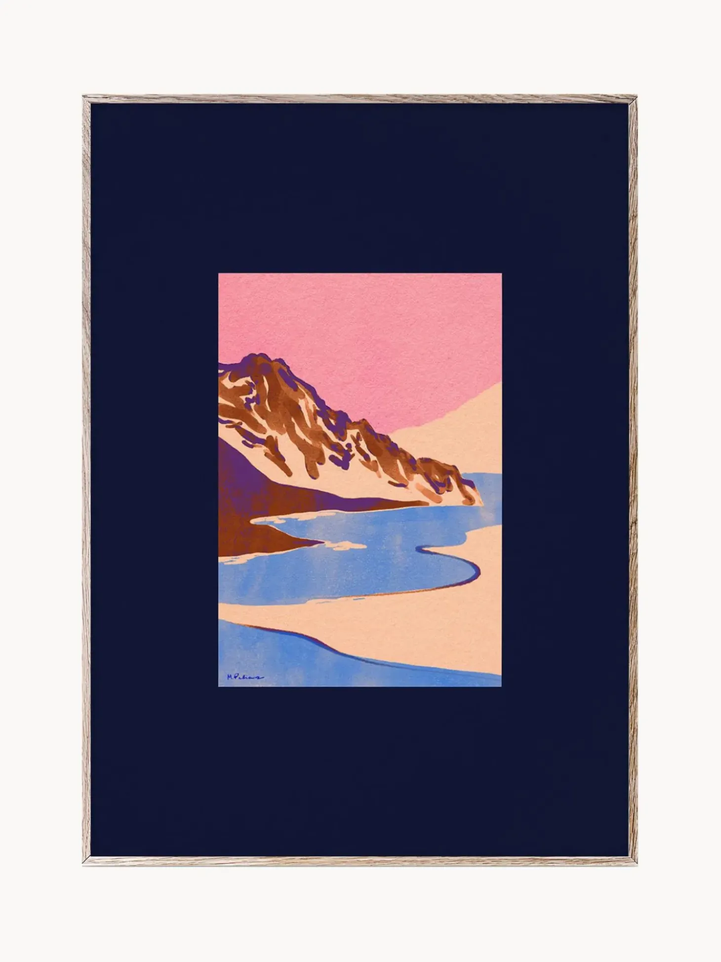 Poster Orange Landscape